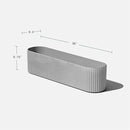 Veradek Demi Series Window Box Planter - Long Planter Box for Windowsill/Balcony | Durable Plastic-Stone Composite Material | Modern Décor for Flowers/Herbs by GreenHaven Gardens