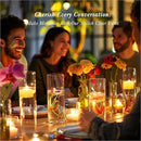 18pcs Glass Vase Cylinder Vases for Centerpieces Small Flower Glass Clear Vases Home Decor Centerpiece Table Flower Vase Decorations for Office Beautification＆Holiday 7.5 Inch Tall by GreenHaven Gardens