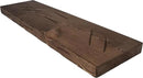 BGMG Floating Shelves 24 inch Long, Distressed,Wide Rustic Wooden Wall Shelves for Bathroom Living Room Bedroom Kitchen Farmhouse Set of 2-24x6.7x1.25 inch-Distressed Walnut by CozyNest Decor