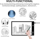 Light Box Drawing Pad A5, Tracing Board with Micro USB Cord Charge Cable and Brightness Adjustable for Artists, AnimationDrawing, Sketching, Animation, X-ray Viewing (A5) Not Rechargeable by TinyTreasures Baby Boutique