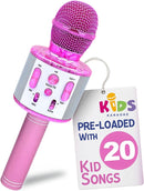 Move2Play, Kids Karaoke Microphone | Includes Pre-Loaded Songs & Bluetooth | Kids Birthday Party Gift | Toy for All Ages 2, 3, 4, 5, 6+ Year Old Girls, Boys & Toddlers by TinyTreasures Baby Boutique
