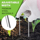 30 Pcs Galvanized Landscape Staples Metal Garden Stakes Heavy Duty for Ground Cover, U-Shaped Pins Yard Stakes Weed Barrier Fabric, Garden Hose, Drip Irrigation, 1.6 inch*(6+4 inch) by GreenHaven Gardens