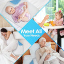 Reusable Incontinence Bed Pads 34"X52", washable bed pad, Heavy Absorbency (4-Layer) Waterproof Bed Pads (2 Packs), nonslip & Skin-friendly, Multi-scenes tailor to Kids, Adults, Elderly & Pets by TinyTreasures Baby Boutique