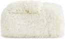 Bedsure GentleSoft Fluffy Cream Throw Blanket Decorative Blankets for Bed Couch Sofa, Cream Decor Sherpa Fleece Soft Cozy Fuzzy Plush Thick Warm Faux Fur Decorations, Ivory Baby Girl Gifts, 50x60 by CozyNest Decor