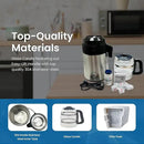 H2o Labs Best-in-Class Countertop Water Distiller - Stainless Steel Home Water Distiller with 1 Gallon Glass Carafe - Porcelain Nozzle Insert & Optimal Heating Element for Pure Distilled Water - 300SS by CozyNest Decor