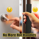 5PCS Commercial Door Handle Covers - Heat-Resistant Neoprene Sleeves with Hook & Loop Closure, Universal Fit for Business/Office/Store Doors by TinyTreasures Baby Boutique