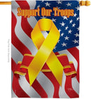 Breeze Decor Marine Corps House Flag - Pack Armed Forces USMC Semper Fi United State American Military Veteran Retire Official Support Our Troops - Banner Small Garden Yard Gift Double-Sided 28 X 40 by GreenHaven Gardens