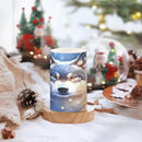 Flickering Flameless Candles, Wolf Snowy LED Candles with Remote Timer, Set of 2 Battery Operated Candle for Valentine Wedding Birthday by GreenHaven Gardens