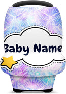 Baby Car Seat Stroller Cover Nursing Cover New Mom Breastfeeding Scarf Soft Stretchy Infant Carrier Cover Car Canopy Coverage by TinyTreasures Baby Boutique