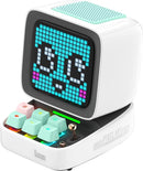 Divoom Ditoo Pixel Art Gaming Portable Bluetooth Speaker with App Controlled 16X16 LED Front Panel, Also a Smart Alarm (White) by TinyTreasures Baby Boutique