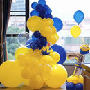 130pcs Mustard Yellow Balloons Different Sizes 18" 12" 10" 5" Lemon Yellow Latex Balloon Garland Arch Kit for Birthday Baby Shower Graduation Wedding Gender Reveal Party Decorations by CozyNest Decor