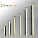 LUMENGY Paver Light Slim 0.5x9 Inch (0.55X8.85X2.2) Glare-Free Steel Brick Lighting for Pavers, Walls, Driveway & Pathway Borders 2700K Warm White, Waterproof IP67, Drive-Over Rated - 12V AC/DC by CozyNest Decor