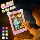 2 Pack Magic Led Drawing Boards for Kids: Light Up Tracing Pad, 8 Light Modes, Drawing Pads for Kids Ages 4-8 with Tracing Cards Markers, Arts Crafts Learning Toy Ideal Gift Toy for Boys Girls by TinyTreasures Baby Boutique