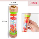 BIUWING Rainmaker Rain Sticks, Mini Wooden Musical Shake, Beaded Raindrops - Turn Over and Watch The Colorful Beads Flow Down The Tube as It Creates The Soothing Sound of Rain by TinyTreasures Baby Boutique