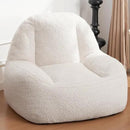 Homguava Bean Bag Chairs for Adults,Giant Beanbag Couch Adult Bean Bag Chair with Filler Included,Modern Lazy Sofa Comfy Chair for Living Room(White) by CozyNest Decor