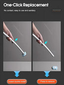 56 Count Toilet Bowl Wand Refills, KIRIKIT Wall-Mounted Disposable Toilet Cleaner Brush Heads for Bathroom Toilet Scrubber Cleaning Accessories, Lavender, Lemon, Ocean by CozyNest Decor