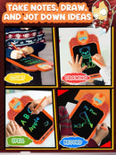 LCD Writing Tablet Doodle Board 10 Inch, Colorful Drawing Pad, Electronic Drawing Tablet, Drawing Pads,Travel Gifts for Kids Ages 3 4 5 6 7 8 Year Old Girls Boys (Mech Warrior) by TinyTreasures Baby Boutique
