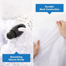 4Pcs Mesh Laundry Bags Washing Machine Mesh Wash Bags for Clothes,Underwear,Lingerie, Bed Linen with Drawstring Closure Sturdy(4 Size) by TinyTreasures Baby Boutique