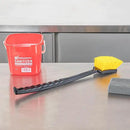 Restaurantware-Clean Tek Professional 20.47 Inch Utility Brush, 1 Heavy-Duty Scrub Brush - Plastic Bristles, Ergonomic Handle, Black Plastic Cleaning Scrub, Ideal for Indoor and Outdoor Cleaning by CozyNest Decor