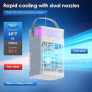Portable Air Conditioner,Cooling Fan with 3 Speeds & 3 Modes,1500ML Mini Air Conditioner with Remote, Air Conditioner Fan,Night Light,Evaporative Air Cooler for Home/Office by CozyNest Decor