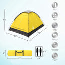 2-Person Dome Tent – Easy Set Up Shelter with Rain Fly and Carrying Bag for Camping by TinyTreasures Baby Boutique