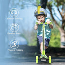 3 Wheel Scooter for Kids Ages 6-12,Kids Scooter with Light Up Wheels, Sturdy Deck Design, and 4 Height Adjustable Suitable for Kid Ages 3-12 by TinyTreasures Baby Boutique