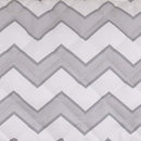 – Soft Gray and White Chevron High Chair Pad | Easy to Install Replacement Cushion | Fits Most 3-5 Point Harness High Chairs by TinyTreasures Baby Boutique