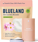 BLUELAND Oxi Laundry Booster Powder with Tin, Starter Set, Spring Bloom Scent, 25 Loads, 17.6 oz, Plastic-Free, Eco Friendly, Oxy Cleaner, Stain Remover by TinyTreasures Baby Boutique