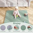 Baby Play Mat 48"x48" – Thick, Non-Slip Foam Mat for Babies and Toddlers. Foldable, Scrubbable, Odorless, and Soft, Ideal for Playpens, Crawling, and Indoor Playtime-Green by TinyTreasures Baby Boutique