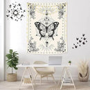 Lunerfex Boho Butterfly Tapestry Small Tapestry Tarot Tapestries Moon Phase Aesthetic Tapestries Wall Hanging for Bedroom and Living Room Decor Butterfly 60×80 Inches by CozyNest Decor
