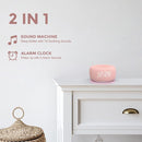 Buffbee Sound Machine & Alarm Clock 2-in-1-0-100% Display Dimmer, Under Light, Sleep Timer, Precise 30-Level Volume Control White Noise Machine by TinyTreasures Baby Boutique