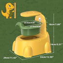 Potty Training Toilet Toddler Potty Chair Kids Boys Girls Dinosaur Animal Comfortable Potties Training Seat for Childrens Ages 1-3 Portable Baby Toilets with Lid Back Easy to Clean Potty Trainer by TinyTreasures Baby Boutique
