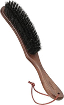 BFWood Clothes Brush - Boar Bristle Lint Brush for Suits, Cashmere, Wool, Velvet, Suede and Pet Hair - Large Black Walnut Wood Handle by CozyNest Decor