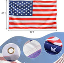 Flag Pole for Outside in Ground, 20FT Sectional Extra Thick Flagpole Kit, Heavy Duty Aluminum Outdoor Flag Poles with 3x5 American Flag for Yard, Garden, Residential or Commercial, Black by GreenHaven Gardens