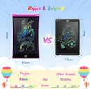 TECJOE 2 Pack LCD Writing Tablet, 10 Inch Colorful Doodle Board Drawing Tablet for Kids, Kids Travel Learning Toys Christmas Birthday Gifts for 3 4 5 6 Year Old Boys and Girls Toddlers by TinyTreasures Baby Boutique