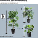 GLOWRIUM Standing Grow Light for Indoor Plants,60in Full Spectrum Vertical Plant Light,3 Light Modes,Auto-Timer,6-Level Dimmable,Suitable for Wide Area Coverage in Indoor Plants (4-Section) by GreenHaven Gardens