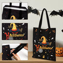 TYL&TYS Halloween Treat Bags, 3Pcs Trick or Treating Bags, Halloween Candy Canvas Tote Gift Bags (Trick or Treat, Cat, Pumpkin), Reusable Grocery Boo Basket Bag for Kids by TinyTreasures Baby Boutique