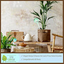 LGL Plant Watering Globes - Automatic Self Watering Globes. Decorative Self Watering Planter Inserts Made From Hand-Blown Durable Glass. Self Watering Spikes to Support Plant Health. 4 Pack, Jumbo. by GreenHaven Gardens