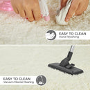 5X8 Ultra Soft Rug for Living Room, Fluffy Shag Area Rug for Bedroom, Modern Shaggy Carpets Fuzzy Rug for Teens Dorm Nursery Home Decor Aesthetic, Upgrade Anti-Skid Durable, Cream White by TinyTreasures Baby Boutique