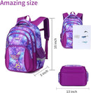 Cusangel Backpack for Girls Boys School Bookbags Kindergarten Elementary Lightweight Waterproof Multifunctional Large Capacity for Backpack (16 inch Fun Prints) by TinyTreasures Baby Boutique