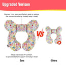 KAKIBLIN Baby Neck Pillow, Upgraded Baby Support Pillow,Baby Neck Support Pillow for Carseat, Newborn Neck Support for Car Seat,Pushchair,Travel (Flower) by TinyTreasures Baby Boutique