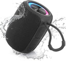 Portable Bluetooth Speaker, BT5.3 Wireless Speaker 20W Bass Diaphragms with Multi LED Light Dynamic Modes, IPX6 Waterproof 16H Playtime supports FM Mode, TF, USB for Home, Cycling, Outdoor, Beach by TinyTreasures Baby Boutique