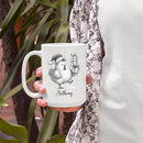 Personalized Name Chicken Coffee Mug Gift, Awesome Chicken White Ceramic Mug 11 Oz 15 Oz, Customized Animal Accent Cup Gift For New Year Anniversary, Unique Teacup For Chickens Lovers/Chickens Lady by TinyTreasures Baby Boutique