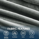 Bean Bag Chairs for Adults - Memory Foam Furniture BeanBag Chair - Kids/Teens Sofa with Soft Micro Fiber Cover - Round Fluffy Couch for Living Room Bedroom College Dorm - 4.5 ft, Gray Stripe by CozyNest Decor