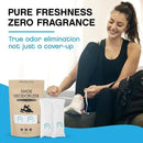 NonScents Shoe Deodorizer 4-Pack (8 Count) - Odor Eliminator, Air Freshener, Smell Absorber, Scent Remover for Shoes, Gym Bags, Soccer Cleats, Closets, Pet Area, Reusable - Shoe Deodorant by CozyNest Decor