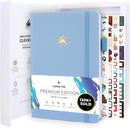 Clever Fox Planner Premium Edition – Undated Luxurious Weekly & Monthly Planner to Increase Productivity and Hit Your Goals – Organizer – Start Anytime, A5, Lasts 1 Year, Light Blue (Weekly) by TinyTreasures Baby Boutique