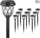 10 Pack Solar Lights Outdoor Garden Pathway Solar Powered Yard Lights for Walkway Sidewalk Driveway. by GreenHaven Gardens