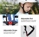 Kids Bike Helmet, Youth Toddler Boys Girls Helmets, 2 Size Adjustable for Ages 2-3-5-8-14 Years, Child Helmet with Visor and LED Light, Lightweight Multi-Sport Bicycle Scooter Cycling Helmets by TinyTreasures Baby Boutique