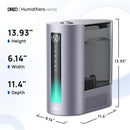 Dreo 6L Humidifiers for Bedroom, Smart Warm & Cool Mist for Large Room, 60Hr Quiet Runtime for Baby, Plant, Humidity Sensor, Indicator Light, 12H Timer, Google/Alexa, Purple by TinyTreasures Baby Boutique