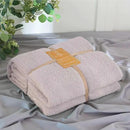 Soft Fuzzy Throw Blanket - Light Grey Cozy Warm Knit Fluffy Plush, Lightweight & Breathable, Throw for Bed, Chair, Sofa, Couch, Outdoor, 60"X80", Oeko-TEX Certified by CozyNest Decor